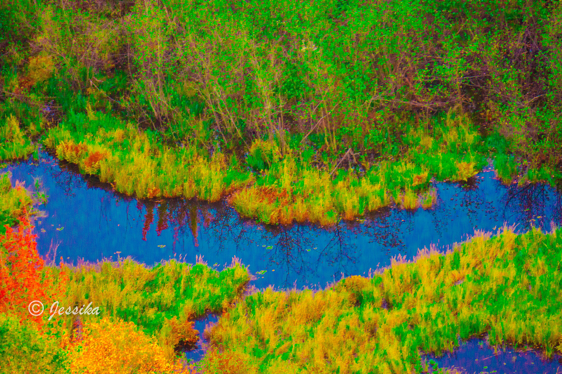 Lake of the Clouds is a lake located in Ontonagon County in the Upper Peninsula of the U.S. state of Michigan within the Porcupine Mountains Wilderness State Park. The lake is situated in a valley between two ridges in the Porcupine Mountains.