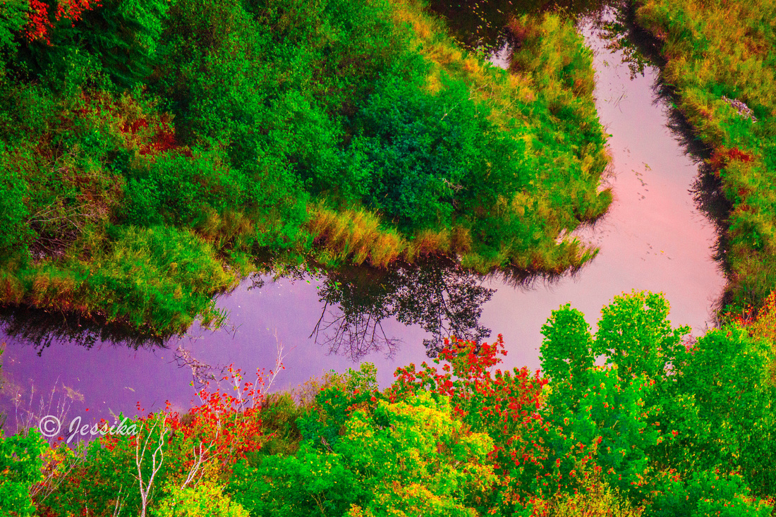 Lake of the Clouds is a lake located in Ontonagon County in the Upper Peninsula of the U.S. state of Michigan within the Porcupine Mountains Wilderness State Park. The lake is situated in a valley between two ridges in the Porcupine Mountains.